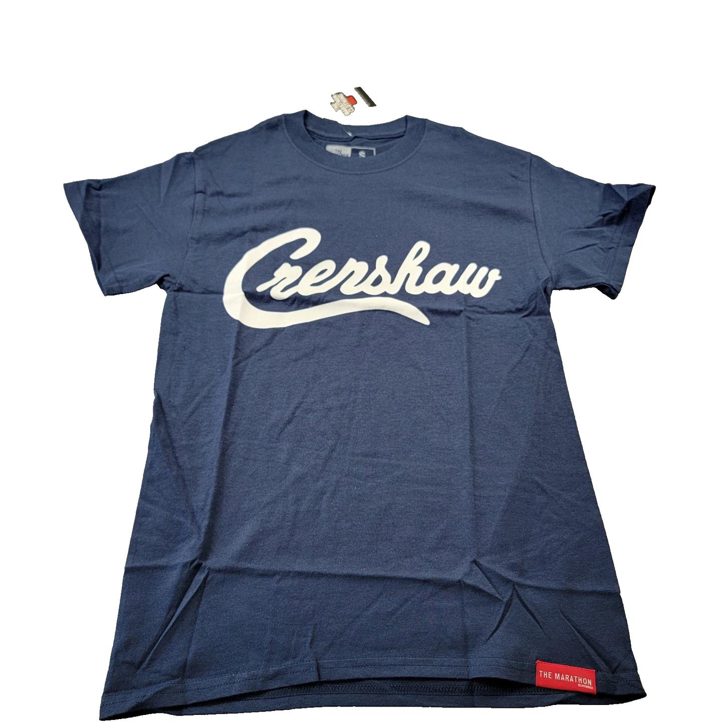 The Marathon Clothing Crenshaw Shirt Mens Small Blue Graphic Tee TShirt Cotton0
