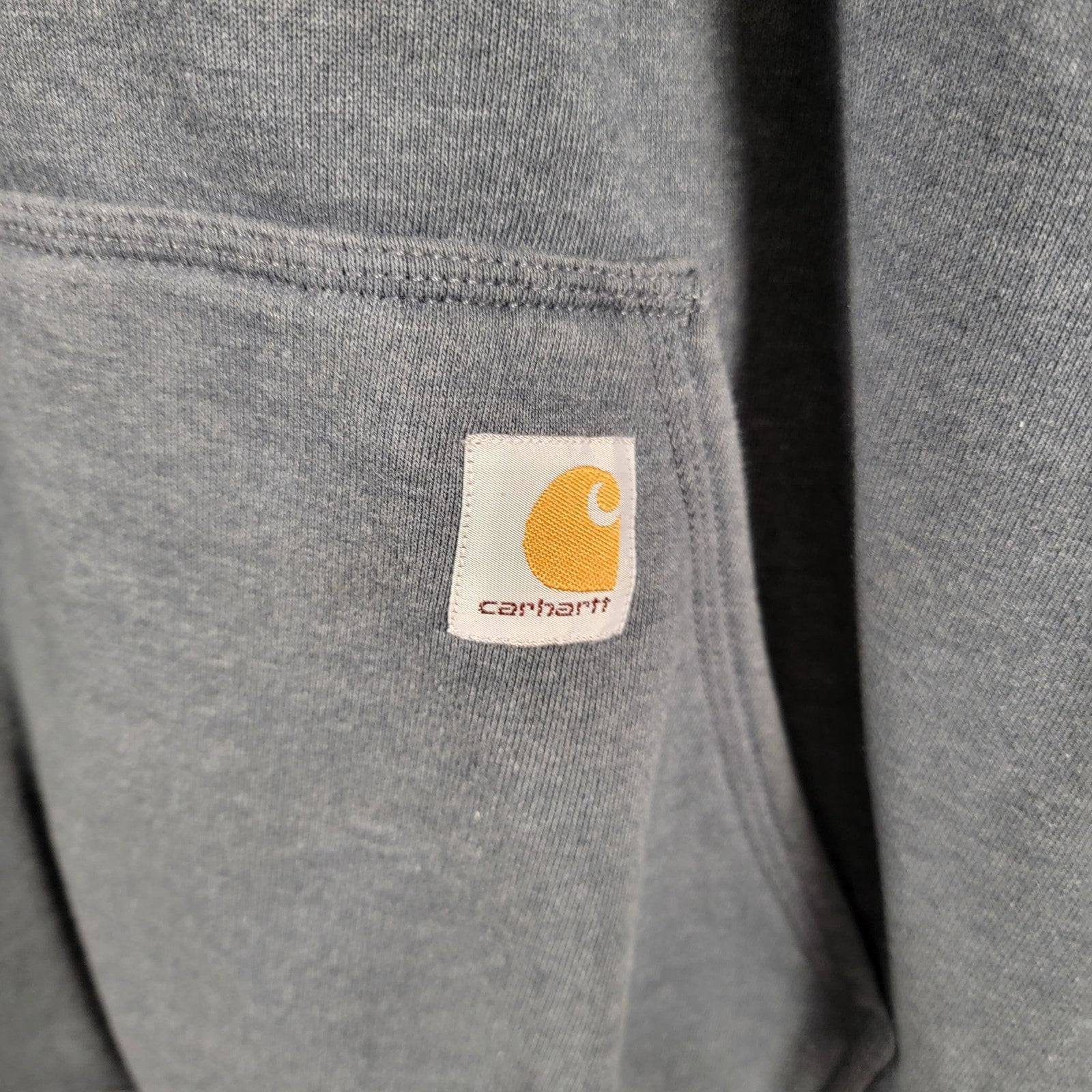 Mens Carhartt Pullover Pocket Hoodie Sz 2XL Tall