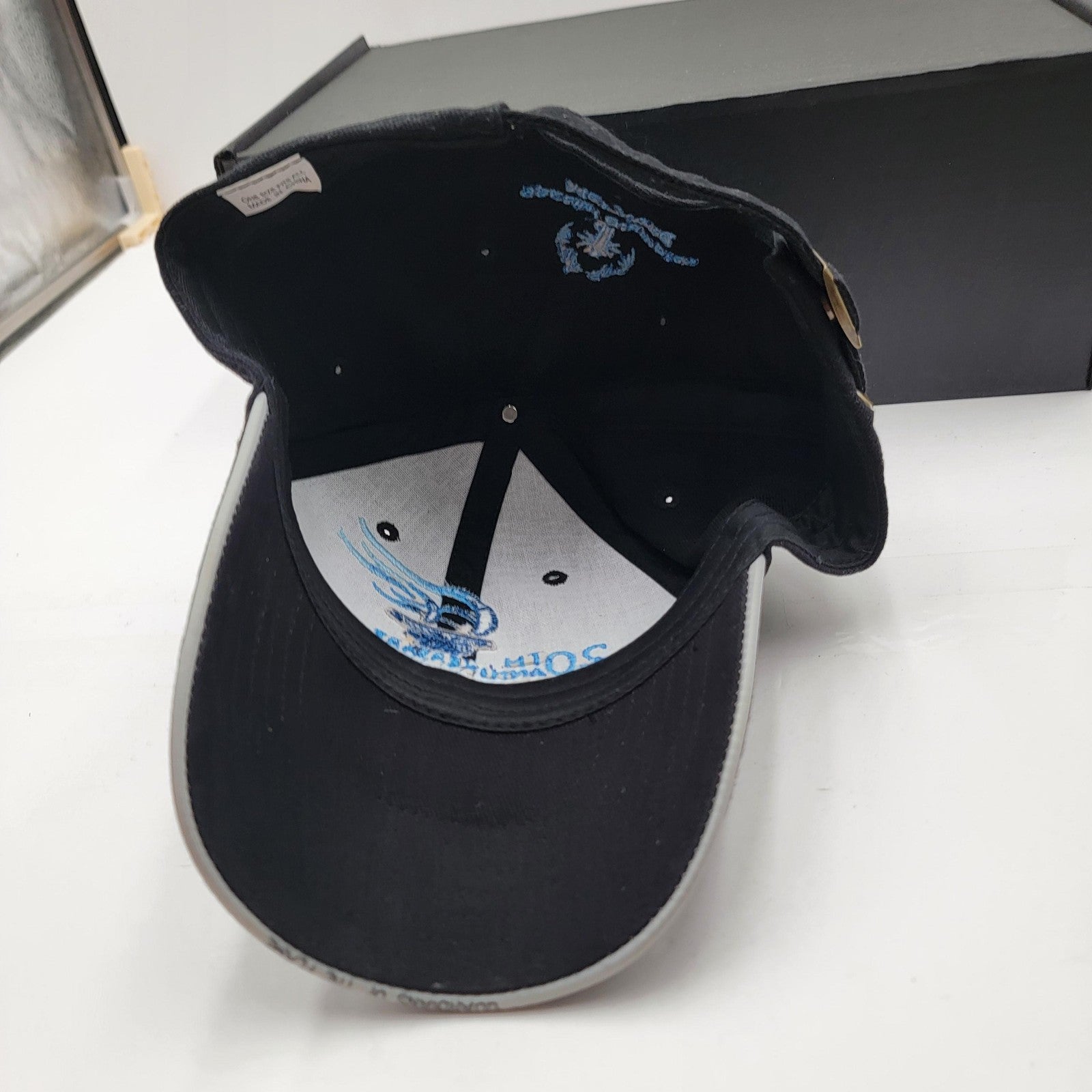Maryland Law Enforcement Hat Cap Strap Back Torch Run Special Olympics Mens Poli5