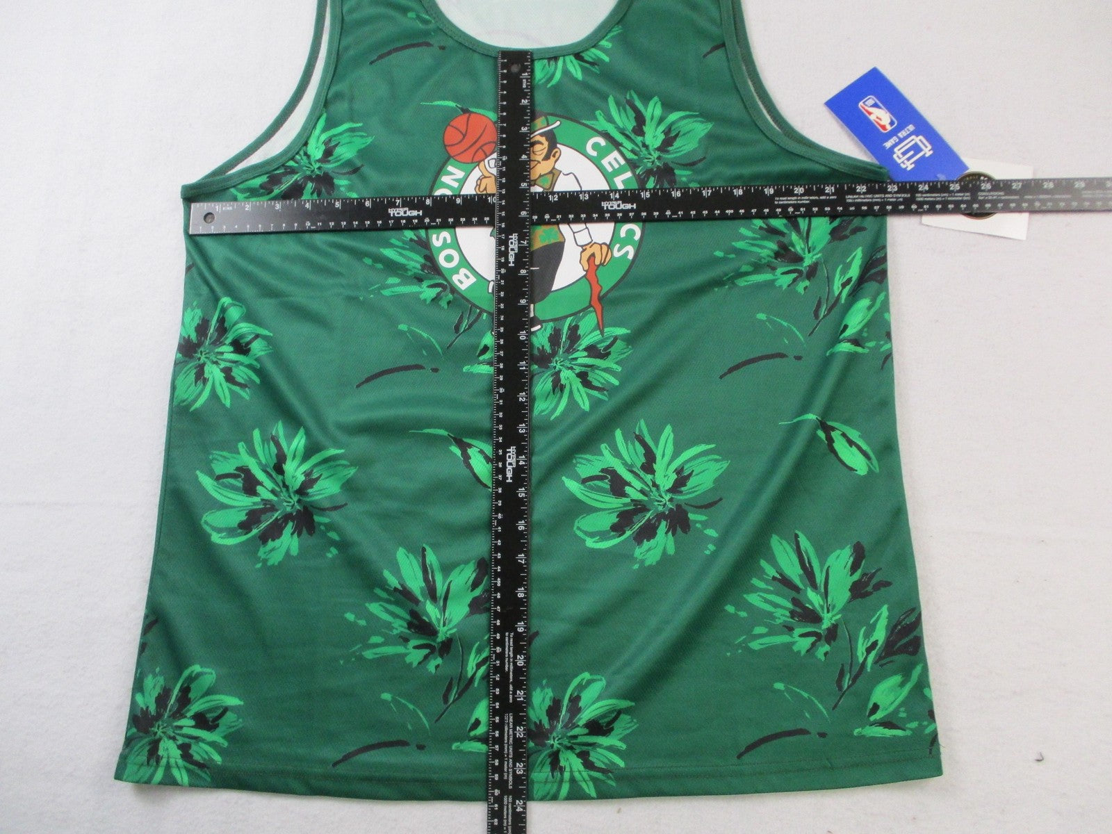 Boston Celtics Shirt Mens XL Green NBA Basketball Ultra Game Brown 7 Tank 14928