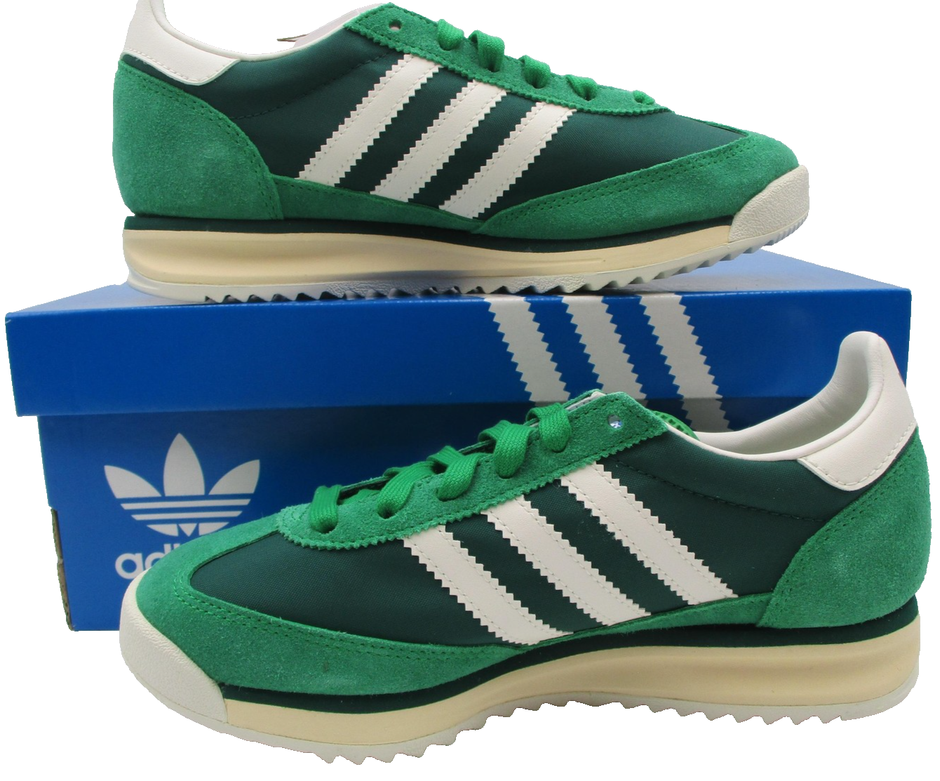 Adidas SL 72 RS J Shoes Youth Size 5 Green Running Sneakers Originals JH56731