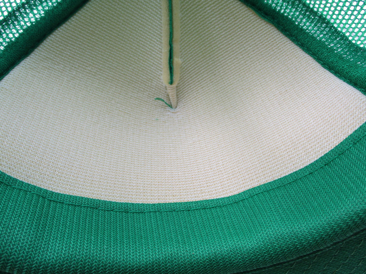 Vintage Con-Vey Keystone Hat Cap Snap Back Mens One Size Green Mesh Trucker10