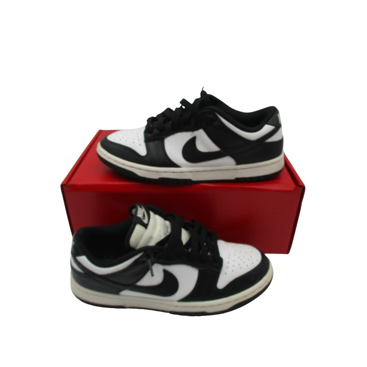 Nike Dunk Low Panda DD1503-101 Black White Women's Sz 9 Used 1J21