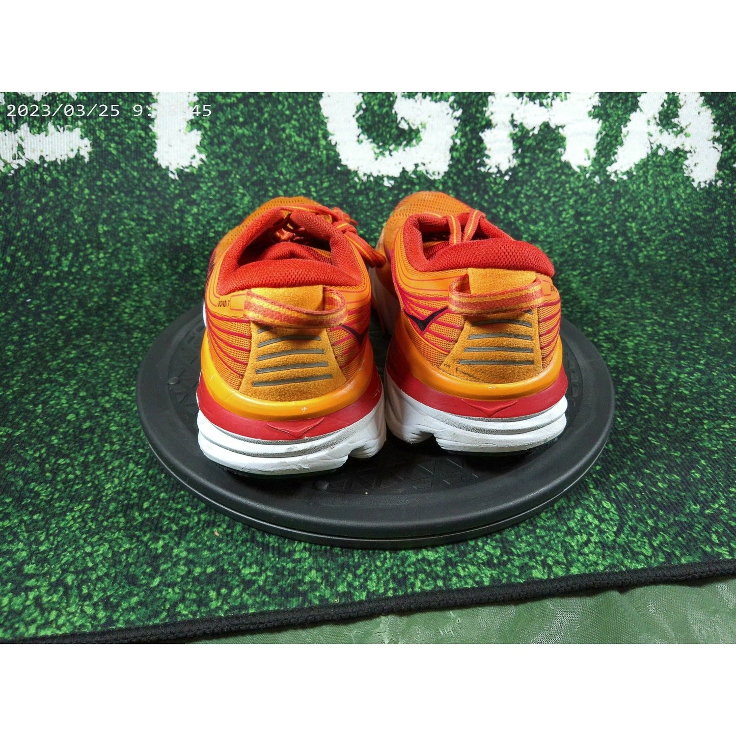 Hoka Bondi 7 'Persimmon Orange' Sz 8 1110518 POFS