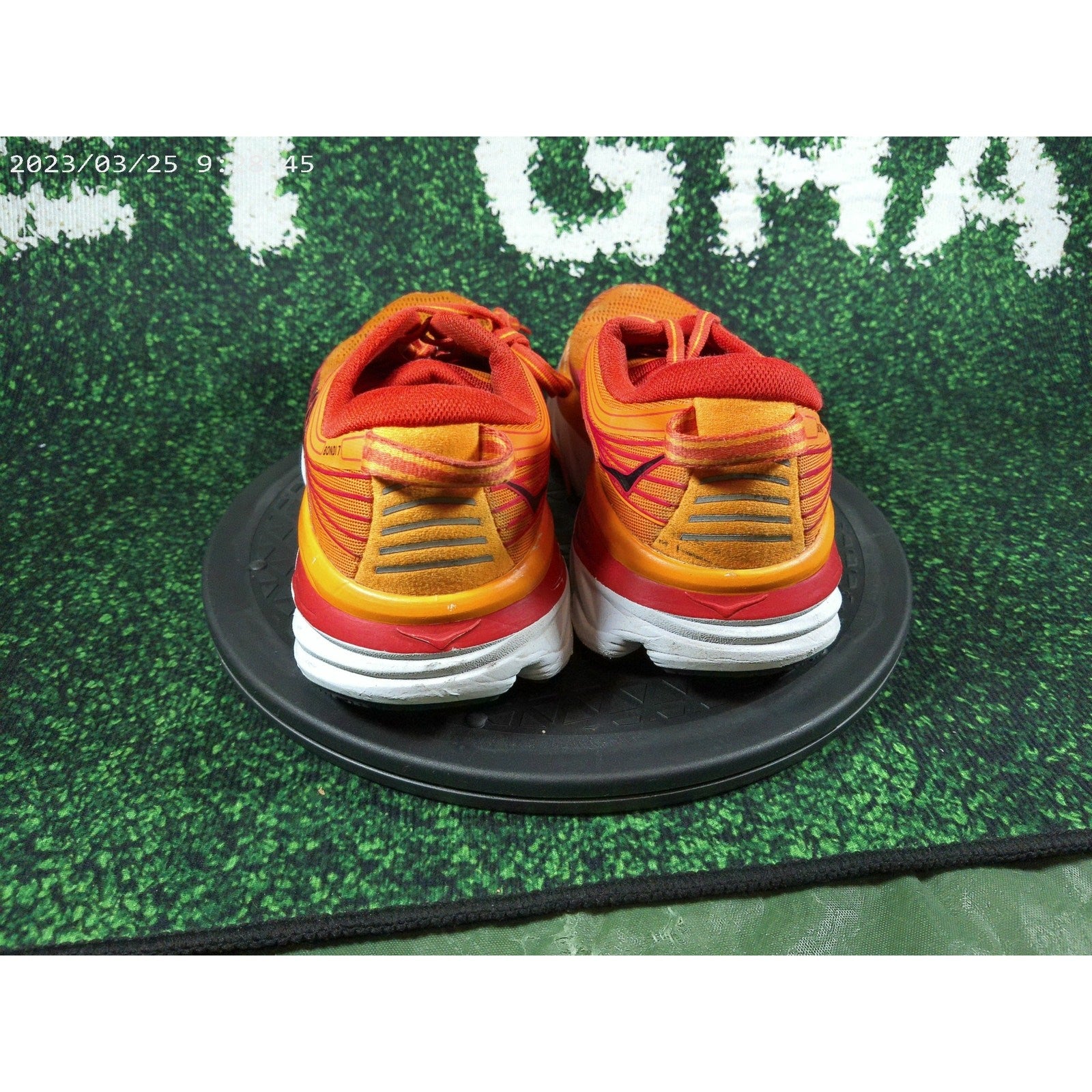Hoka Bondi 7 'Persimmon Orange' Sz 8 1110518 POFS