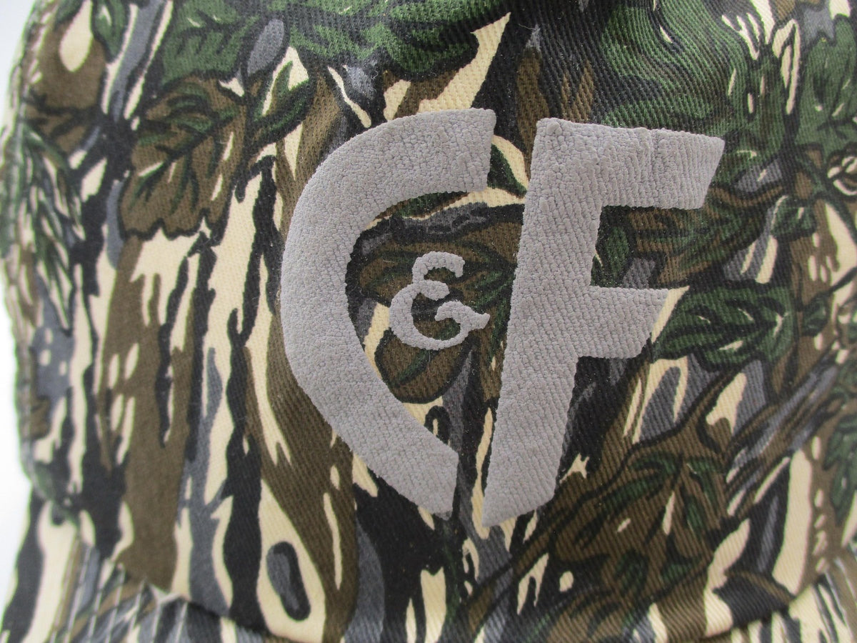 Cobra Hat Cap Snap Back Mens One Size Green Camo C&F Logo Twill Hunting1