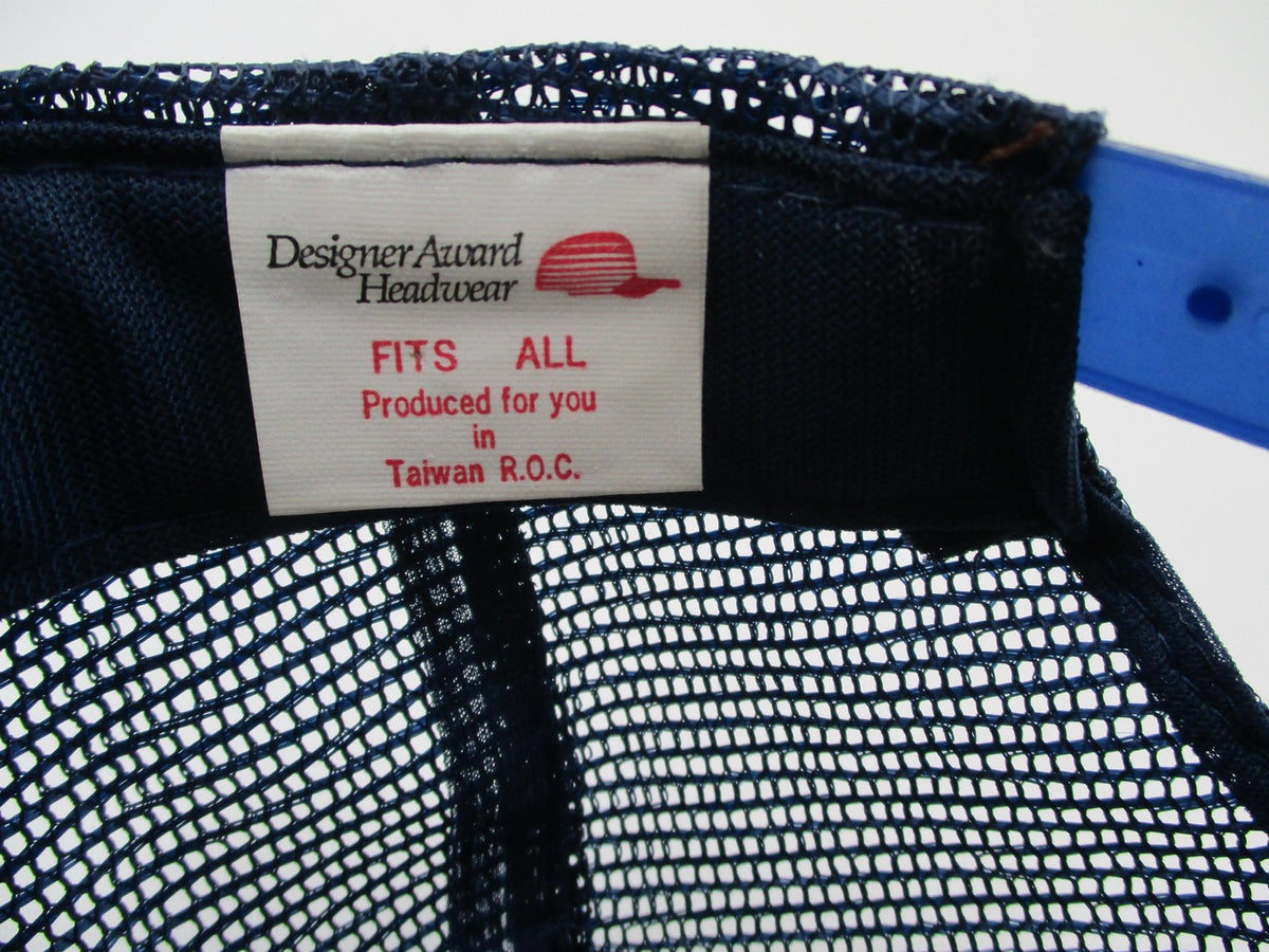 Vintage MS Tropicale Hat Cap Snap Back Mens One Size Blue Nautical Embroidered9