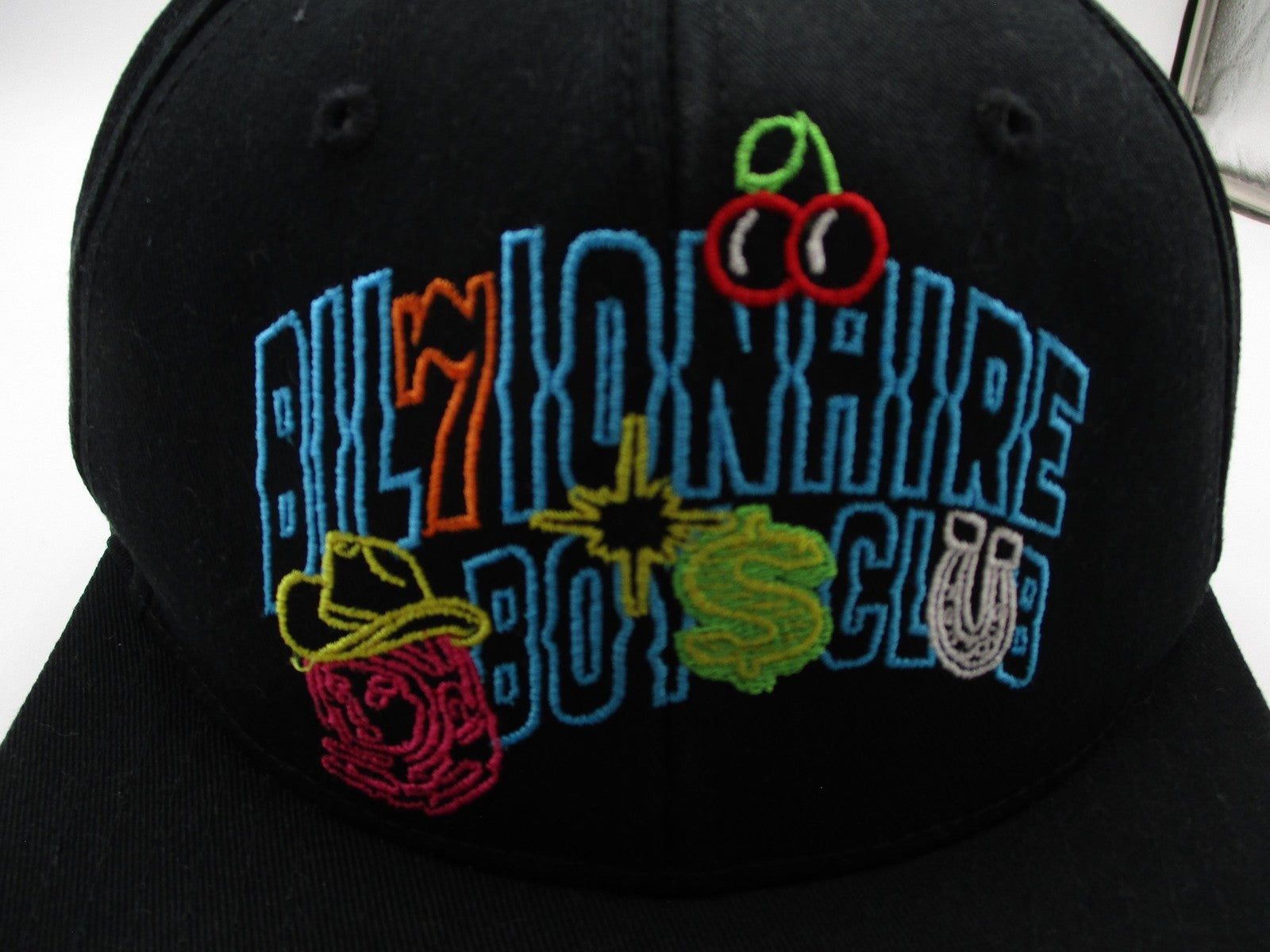 Billionaire Boys Club Hat Cap Snap Back Mens One Size Black Money Graphic Logo1