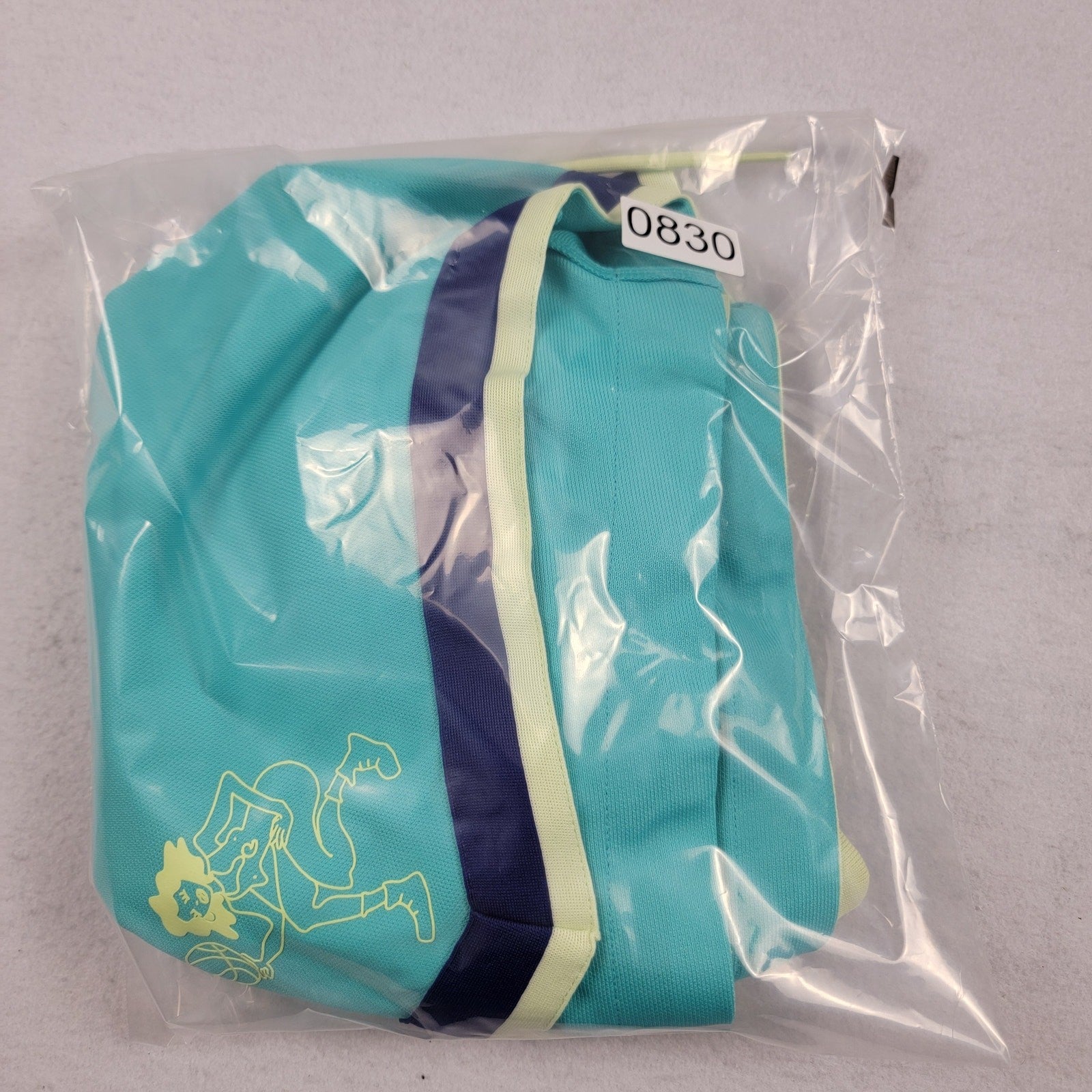 Adidas Women's Teal Hoop York City Shorts  Size M