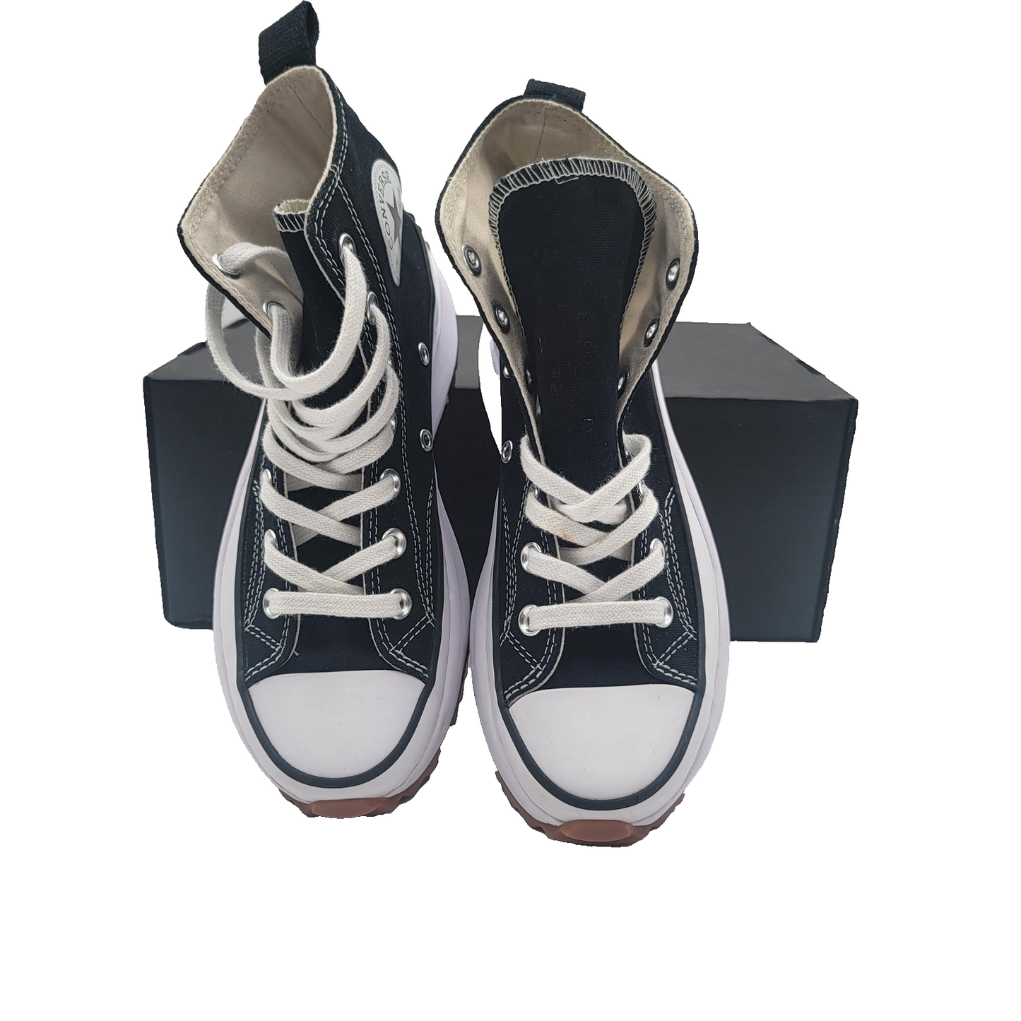 Converse Run Star Hike Hi Shoes Mens Sz 5 Womens 6.5 Black Platform 166800C 1A52