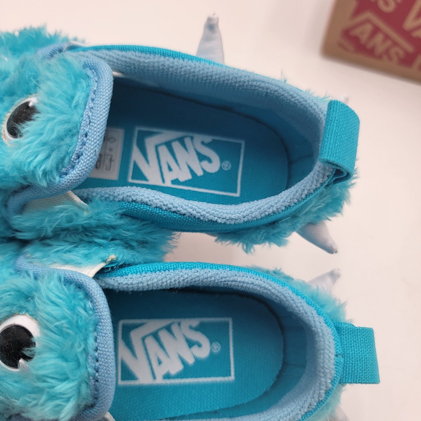 Vans Slip On V Monster Atoll Blue/True White Sz 5TD VN0A5KXP4LC6