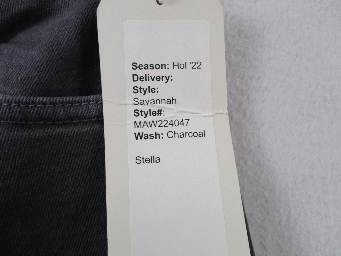 Modern American Savannah Jeans Womens 29 Gray High Rise Wide Leg Charcoal 14741