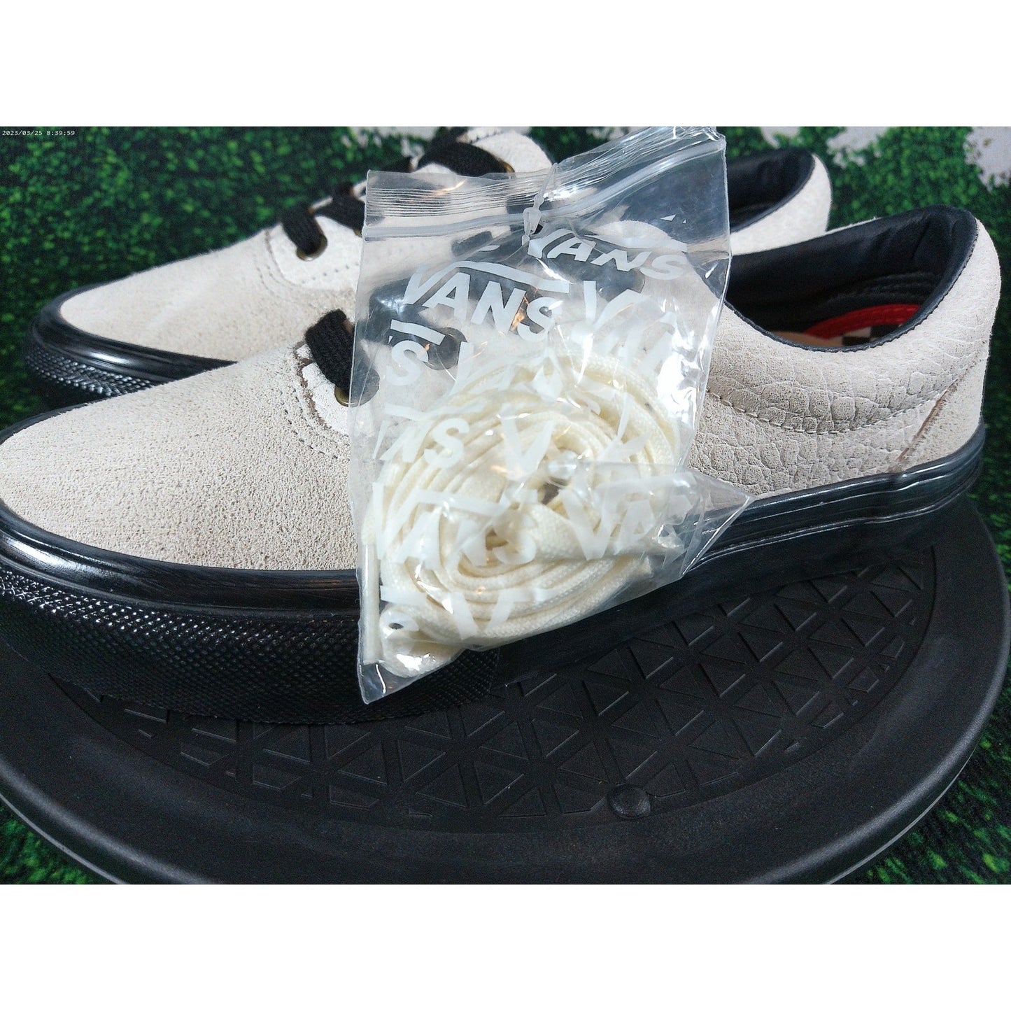 Vans Breana Geering x Era 'Marshmallow Black' Sz 5.5 VN0A5FC93LB