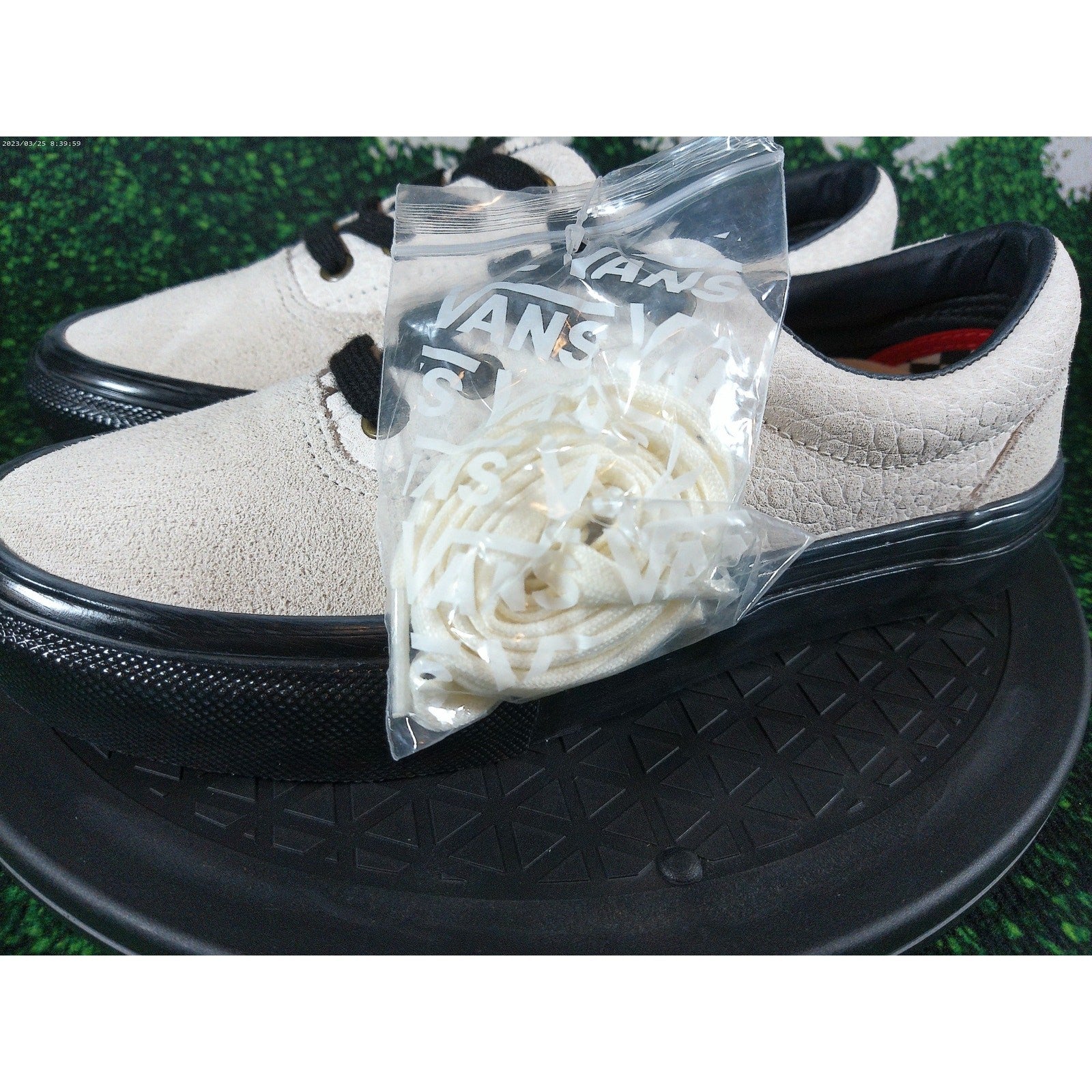 Vans Breana Geering x Era 'Marshmallow Black' Sz 5.5 VN0A5FC93LB