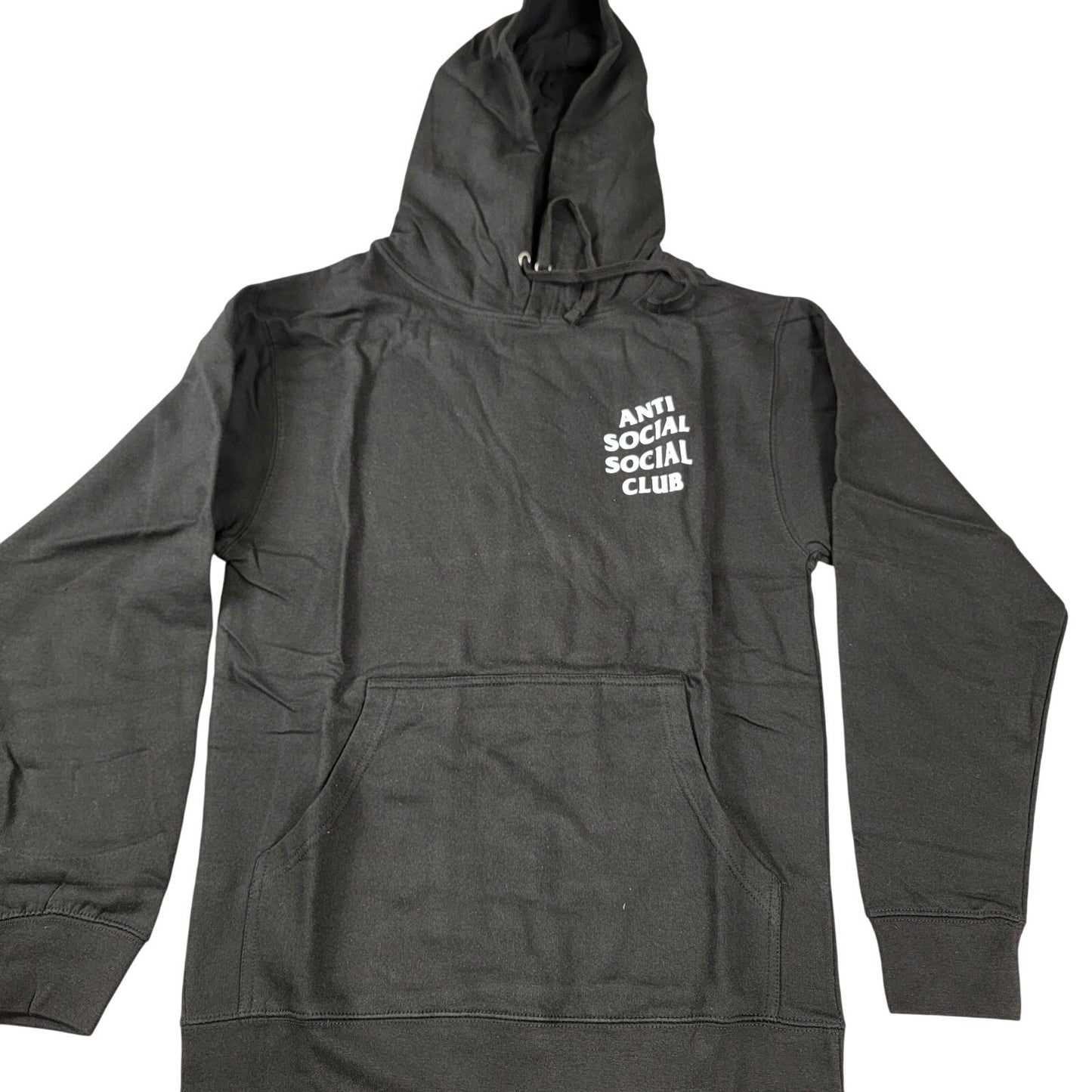 Anti Social Social Club 'Korea" Black Hoodie Sz S (590) NWOT0