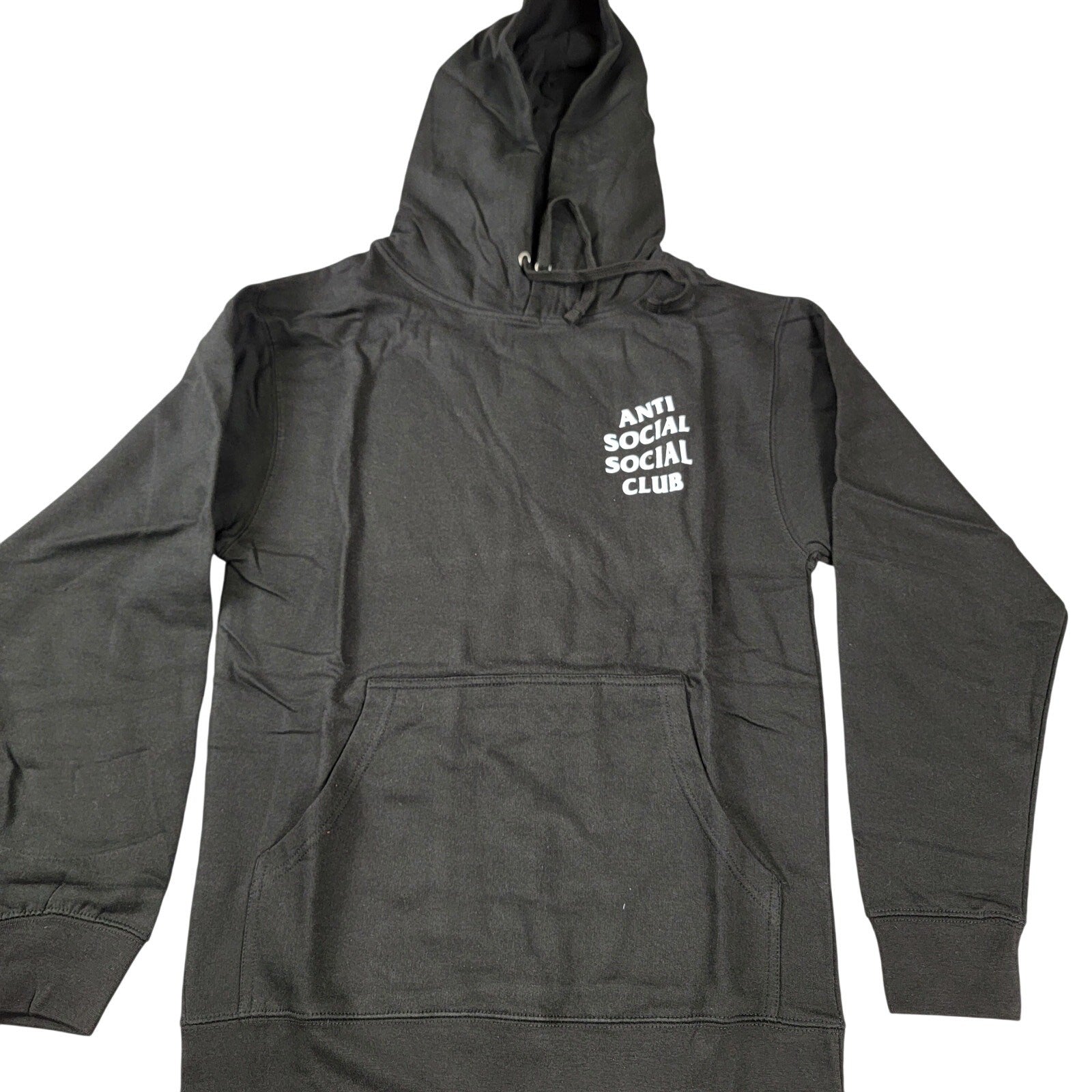 Anti Social Social Club 'Korea" Black Hoodie Sz S (590) NWOT0