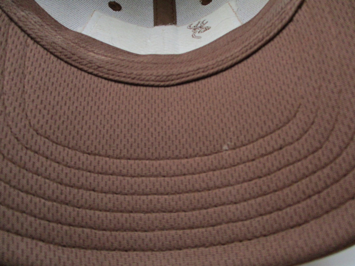 Browning Hat Cap Snap Back Mens One Size Brown USA Flag Patch Cotton Twill11