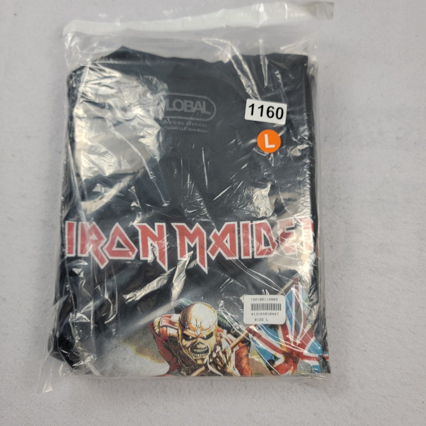 Iron Maiden TShirt Large Black The Trooper Eddie Graphic Band Tee 2022 Rock 11604