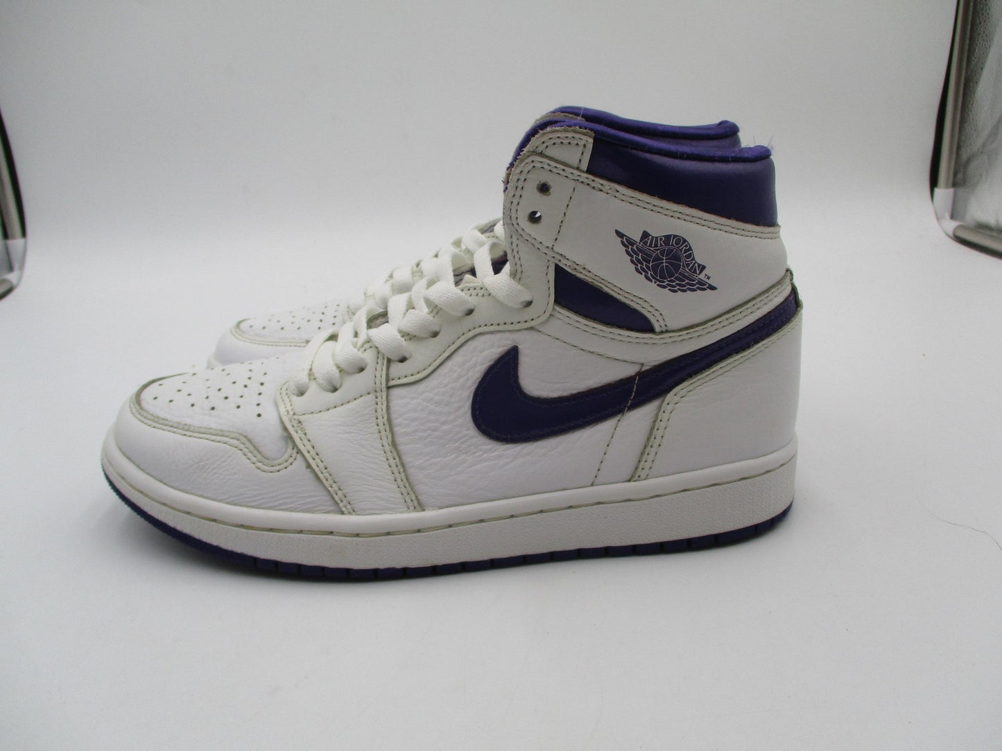 Nike Air Jordan 1 High OG Shoes Womens Size 7.5 White Court Purple CD0461-1513