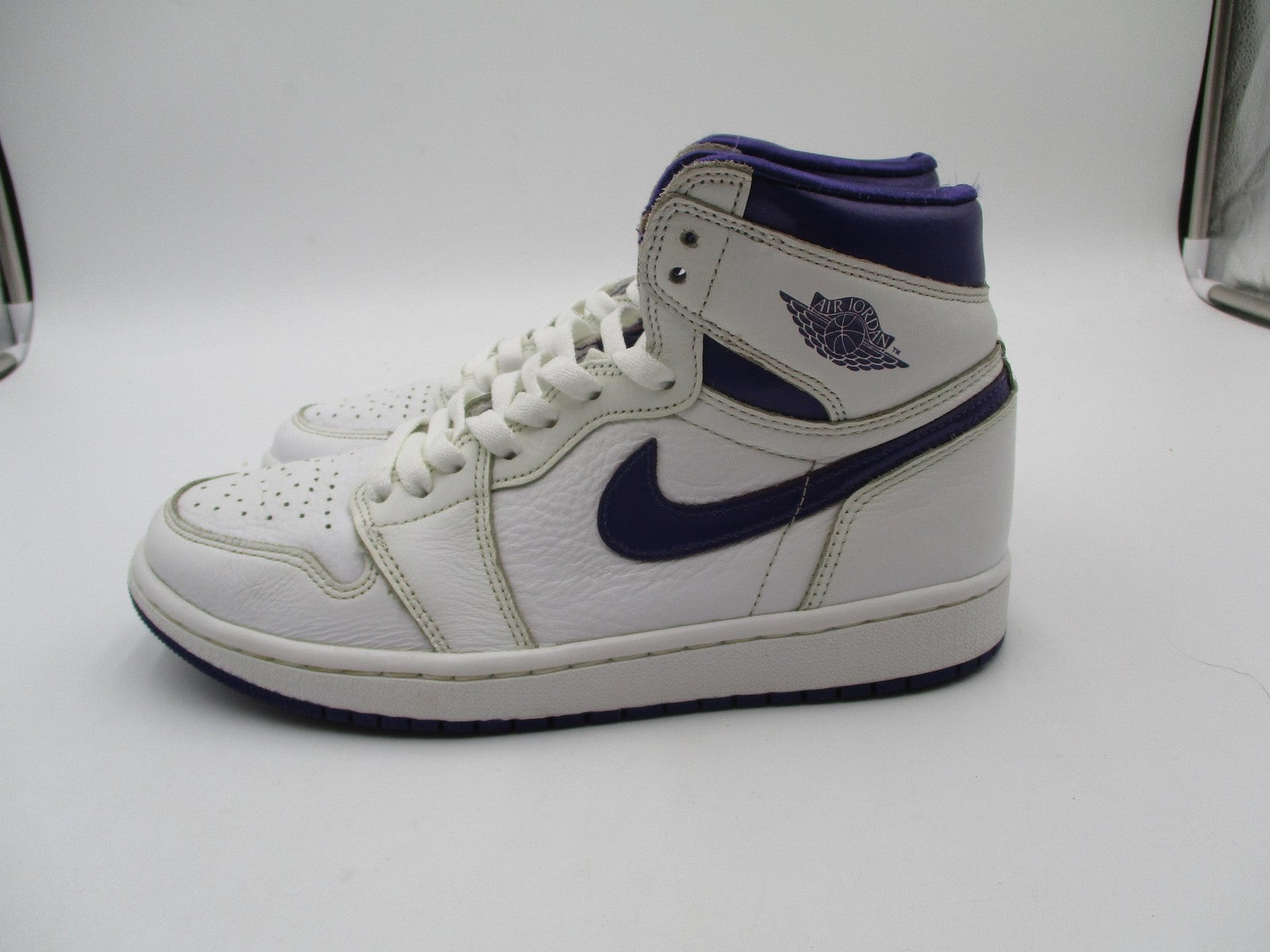 Nike Air Jordan 1 High OG Shoes Womens Size 7.5 White Court Purple CD0461-1513