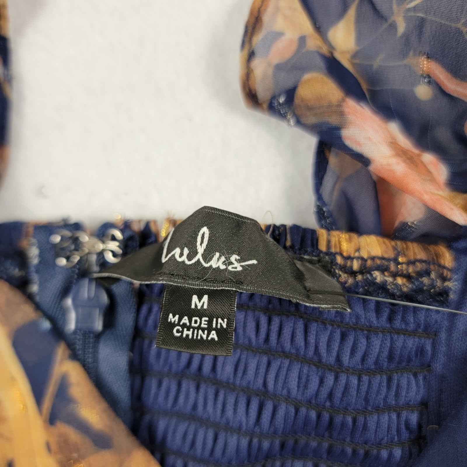 Lulus Stunning Favorite Navy Blue Floral Ruffled High-Low Maxi Dress