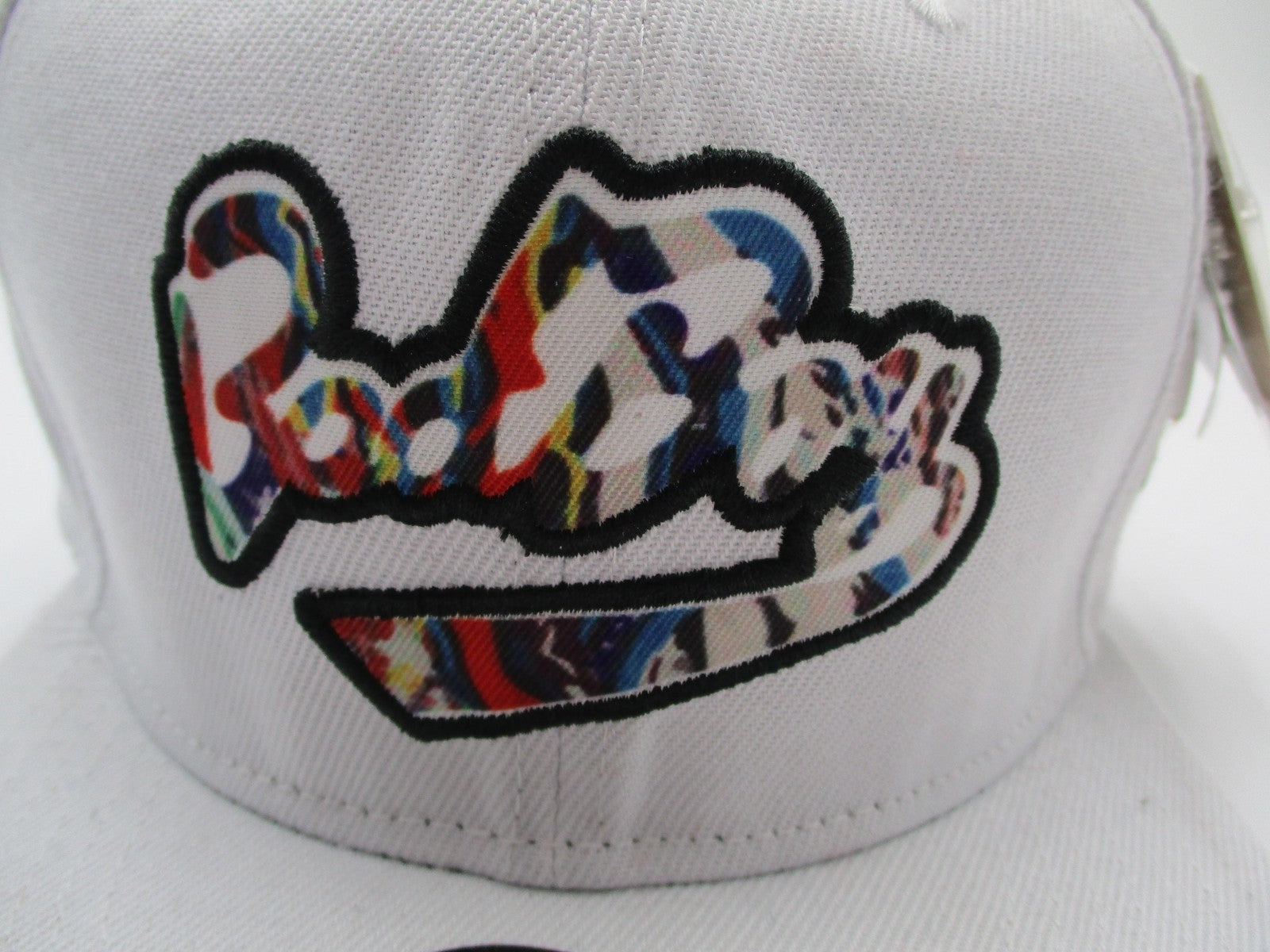 Notorious BIG Bad Boy Hat Cap Fitted Mens 7 3/4 White Headgear Classics Hip Hop5