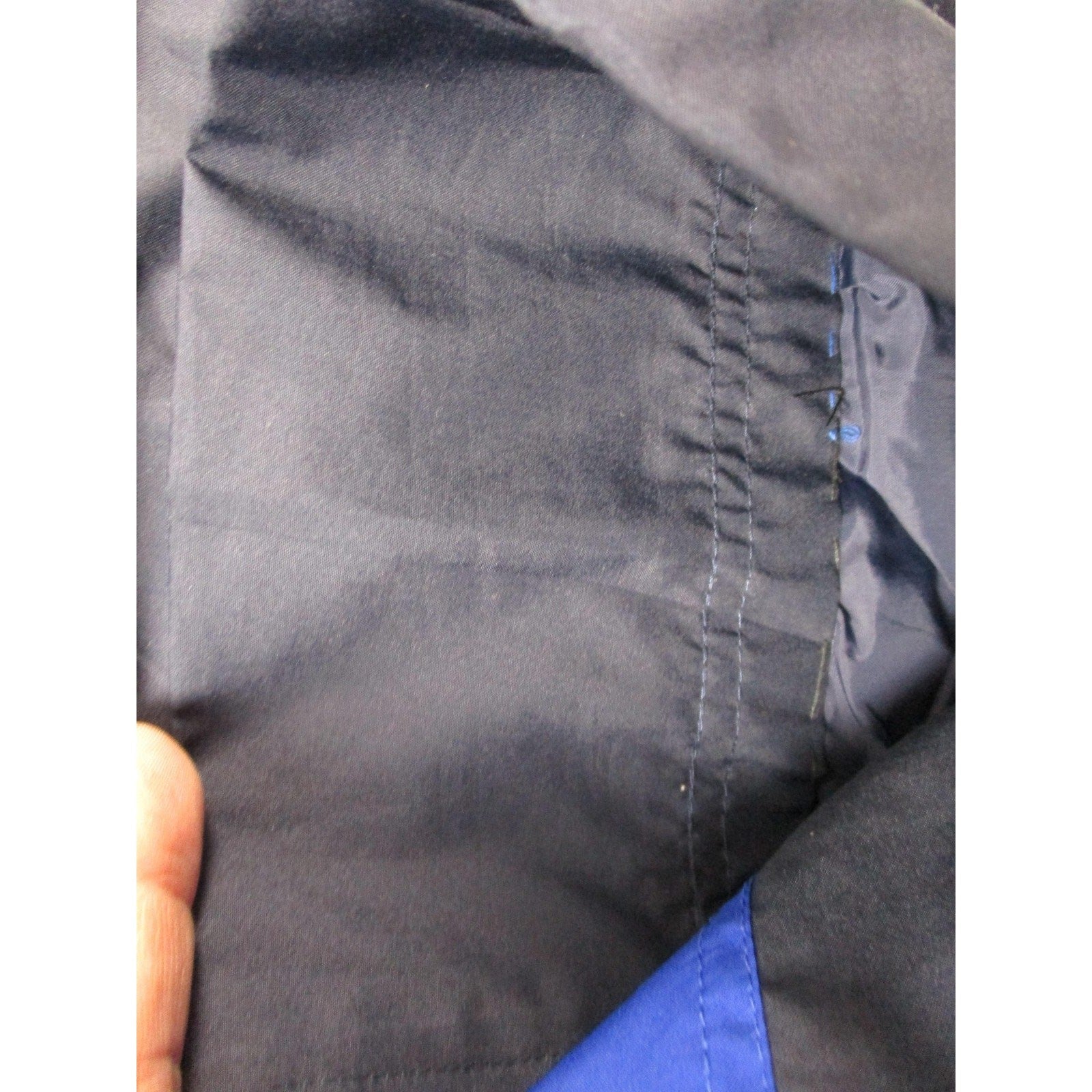 Fila Track Pants Mens Large Navy Blue Colorblock Lined Athletic Drawstring 14527