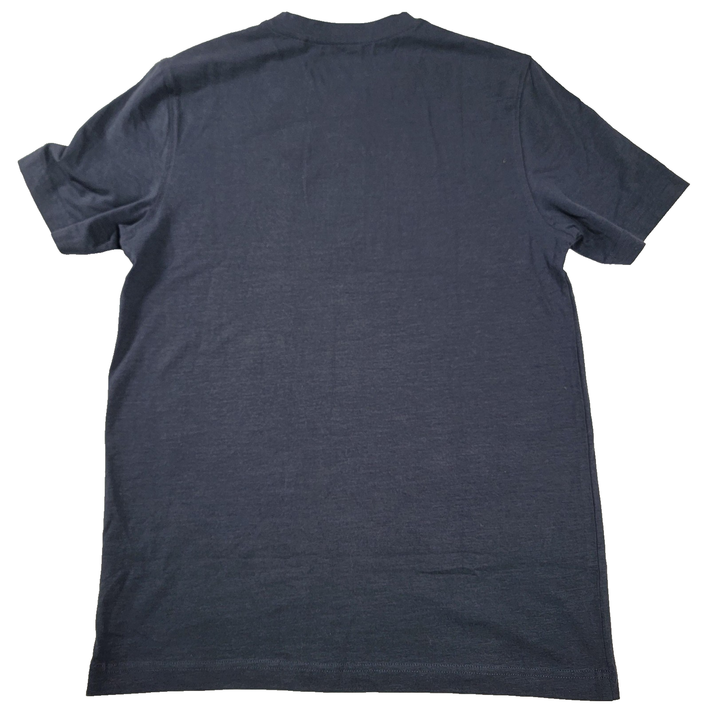 Tailor Vintage Shirt Mens Small Navy Blue Short Sleeve Henley Stretch Cotton 6111