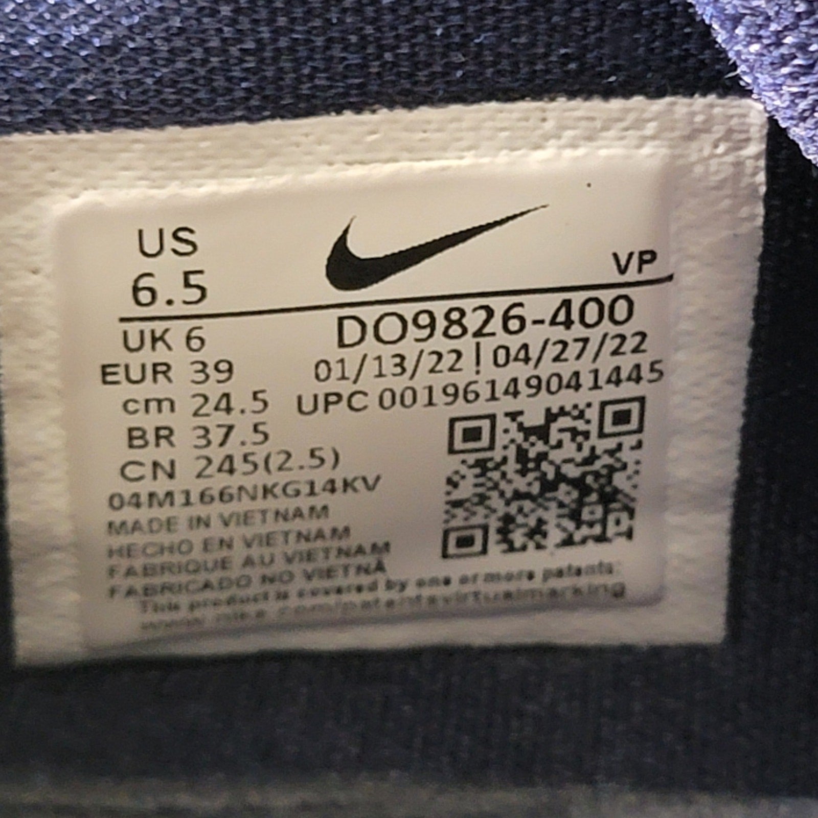 Nike KD 15 TB 'Midnight Navy' Sz 6.5M