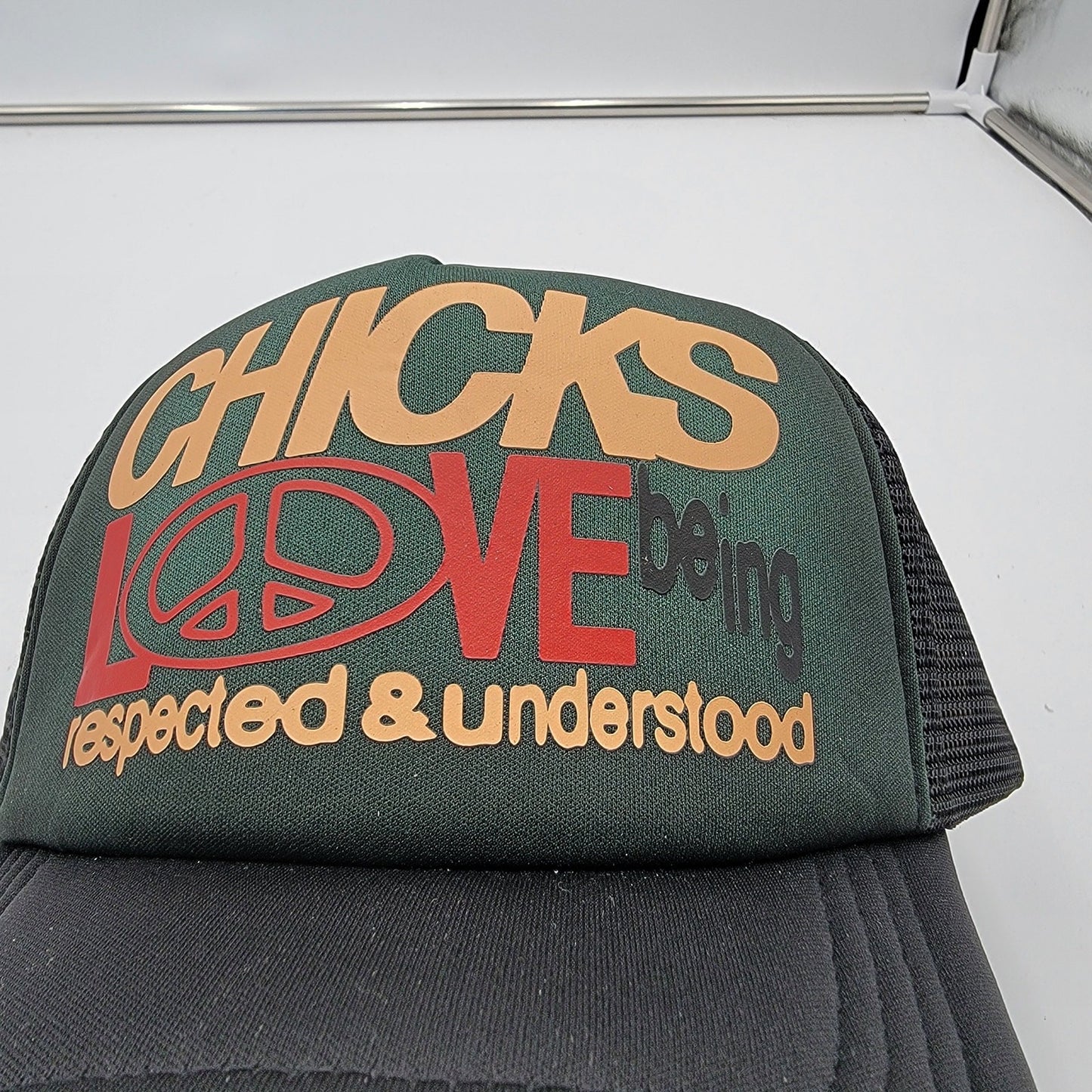 Market Margins Trucker Hat  Chicks Love Being Expected1