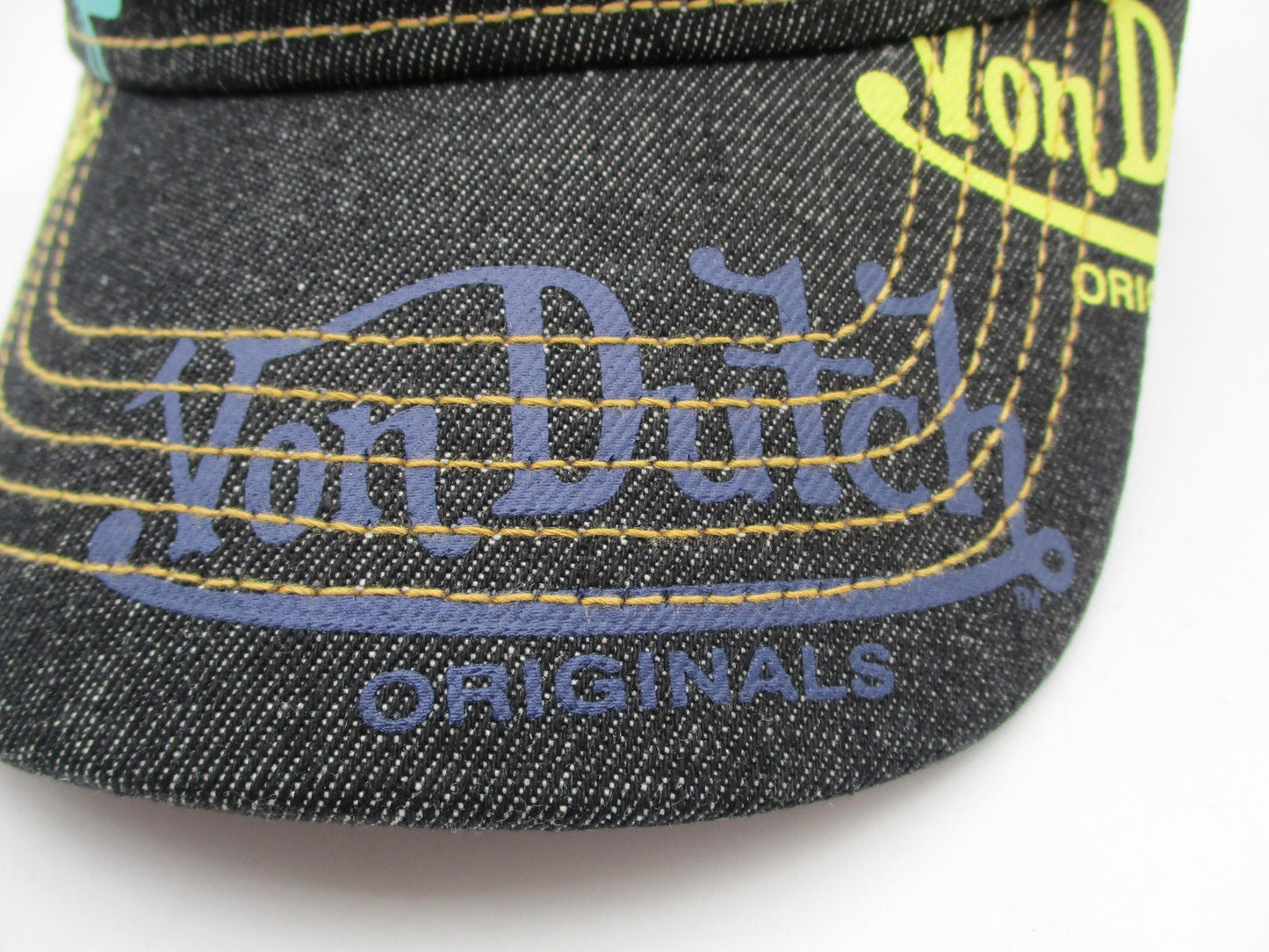 Von Dutch Hat Cap Snap Back Mens One Size Black Pink Trucker Mesh Originals4