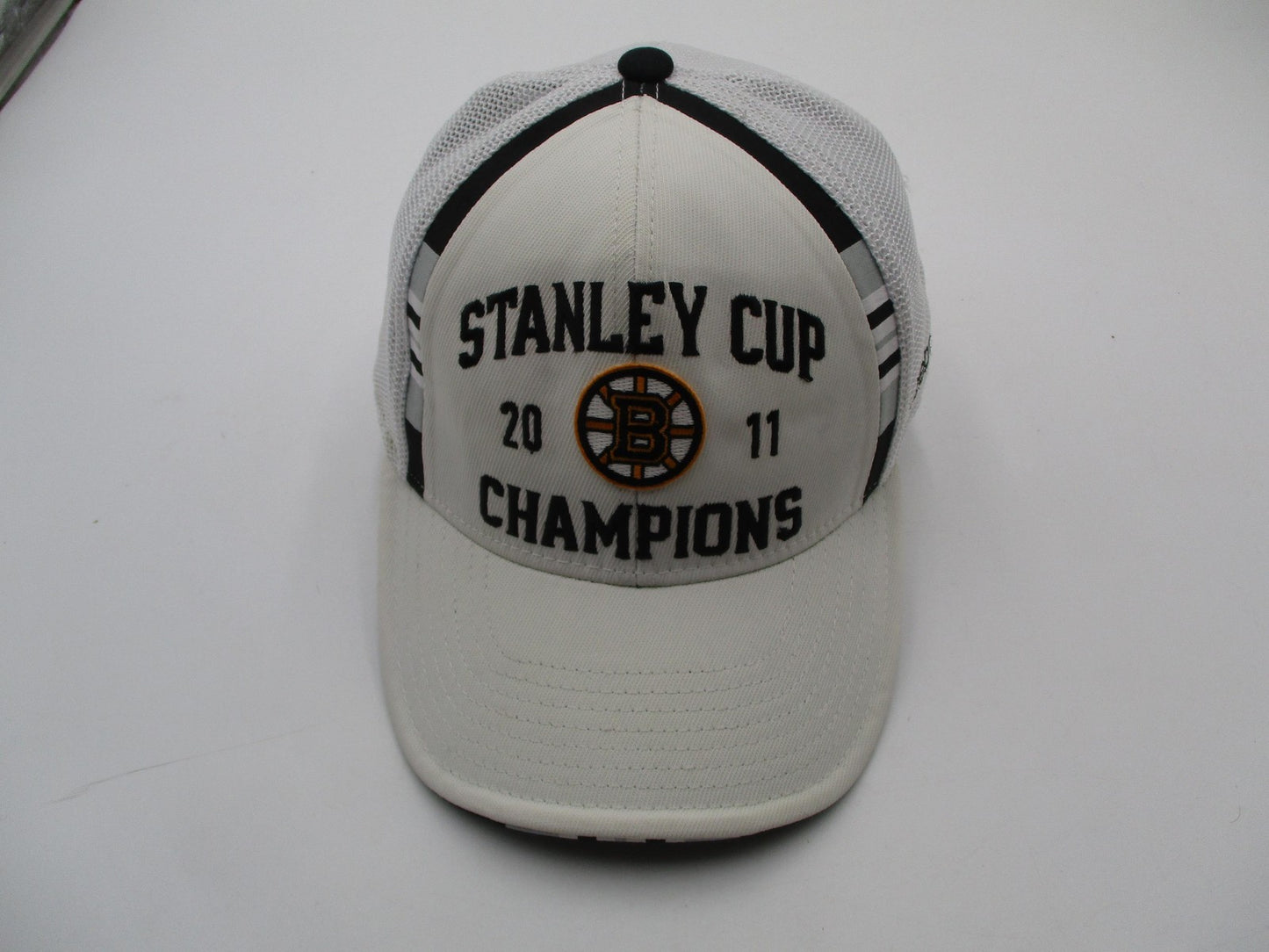 Boston Bruins Hat Cap Fitted One Size White NHL Hockey Mens Stanley Cup Reebok9