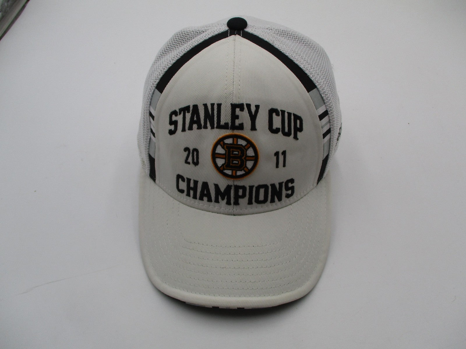 Boston Bruins Hat Cap Fitted One Size White NHL Hockey Mens Stanley Cup Reebok9