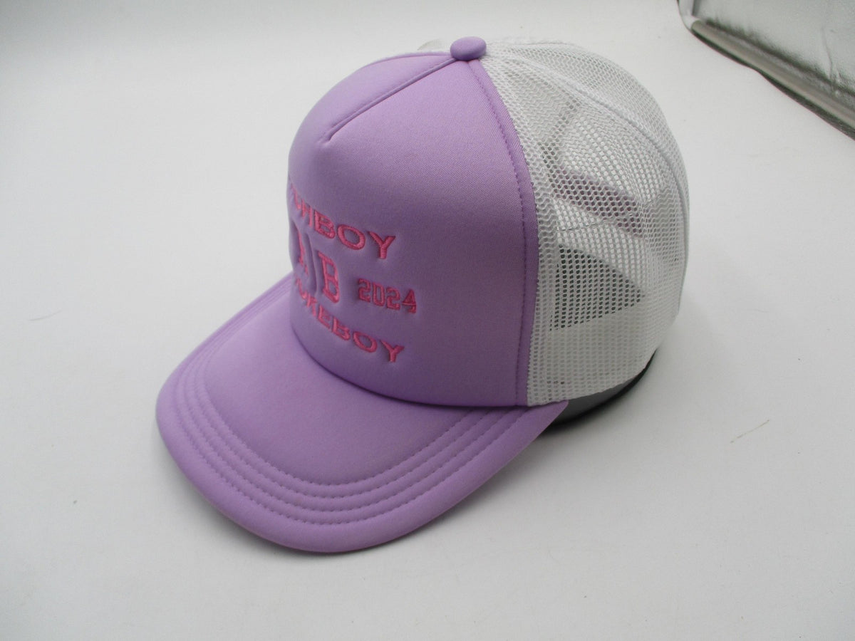 Richboy Brokeboy Hat Cap Snap Back Mens One Size Purple Trucker Crowns By Lids4
