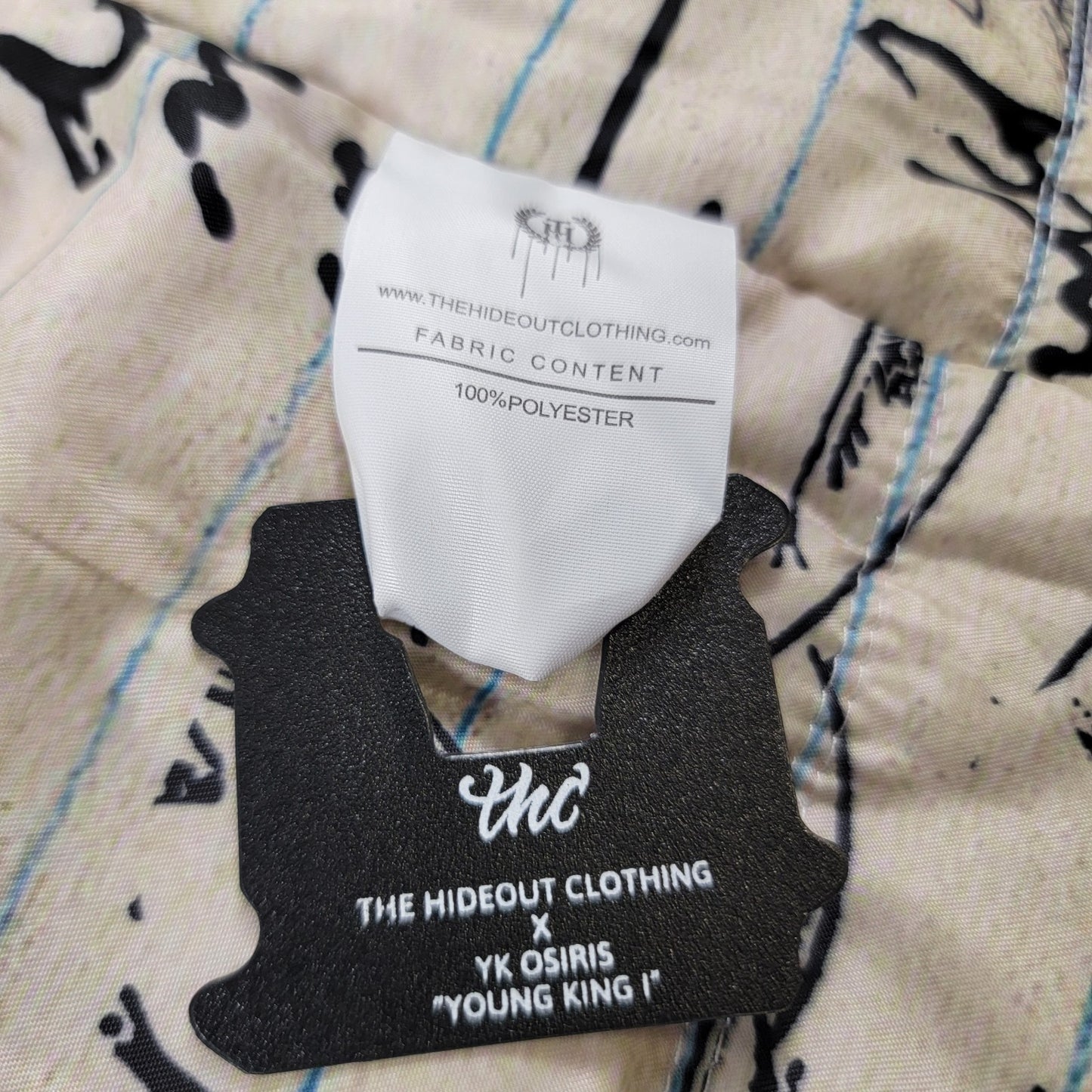 YK Osiris x The Hideout Clothing “Young King I” Tactical Vest Gray M NWT 7617629