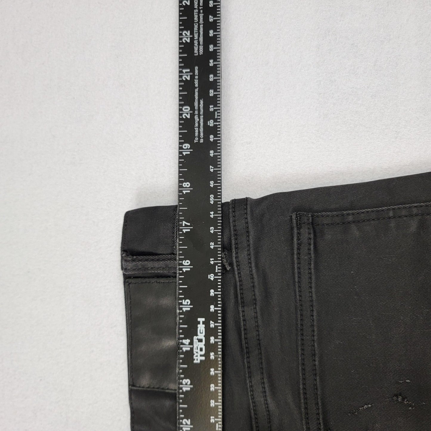 Smoke Rise Jeans Mens 36x32 Black Distressed Ripped Skinny Moto Streetwear (11945
