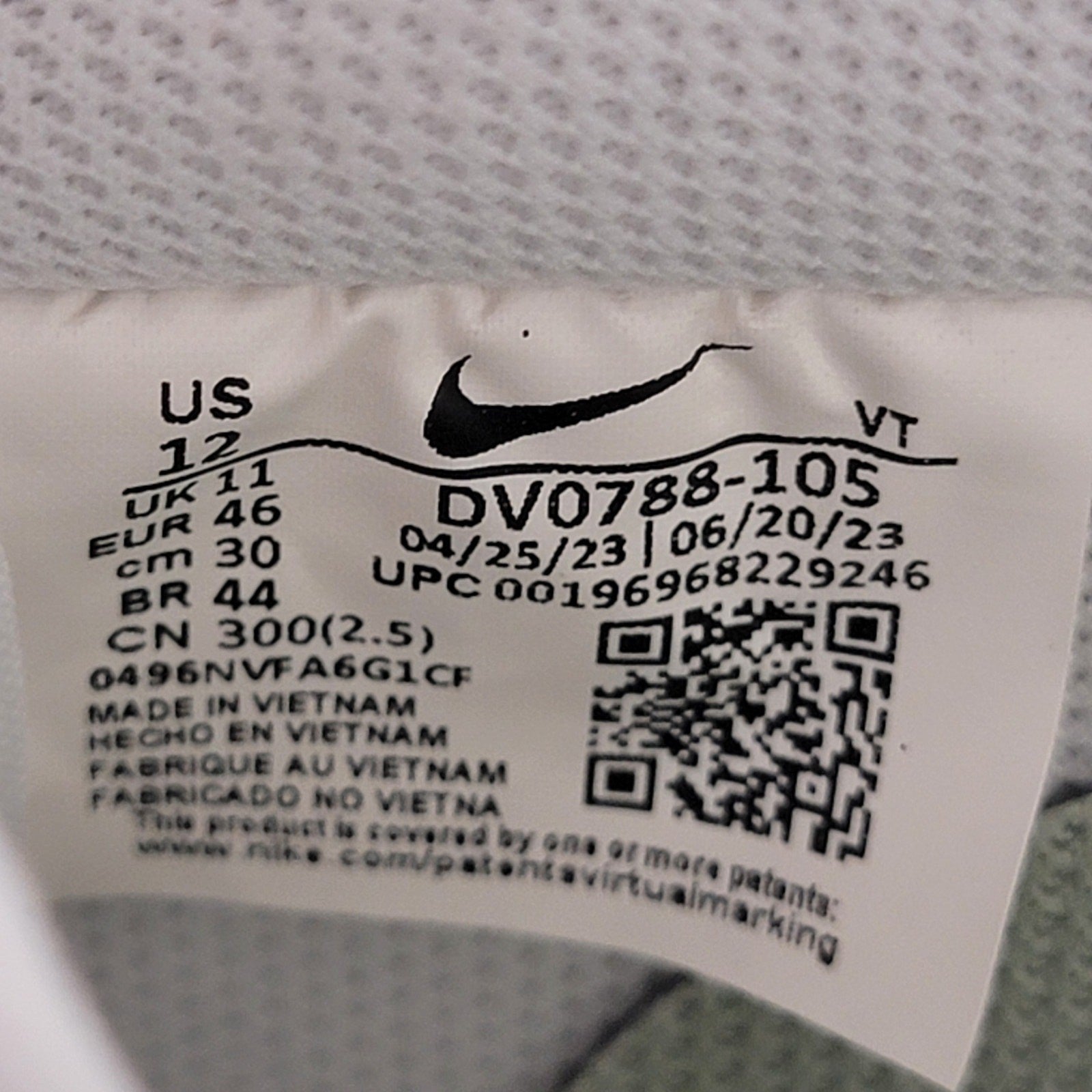 Men's Nike Air Force 1 '07 White/Honeydew-White (DV0788 105) Sz 12M 13.5W8