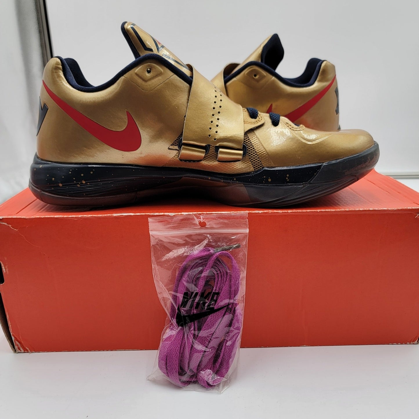 Nike Zoom KD 4 'Gold Medal' Sz 8.5 473679-7021