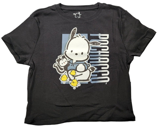 Pochacco by Sanrio Kids Black Tee Sz L0