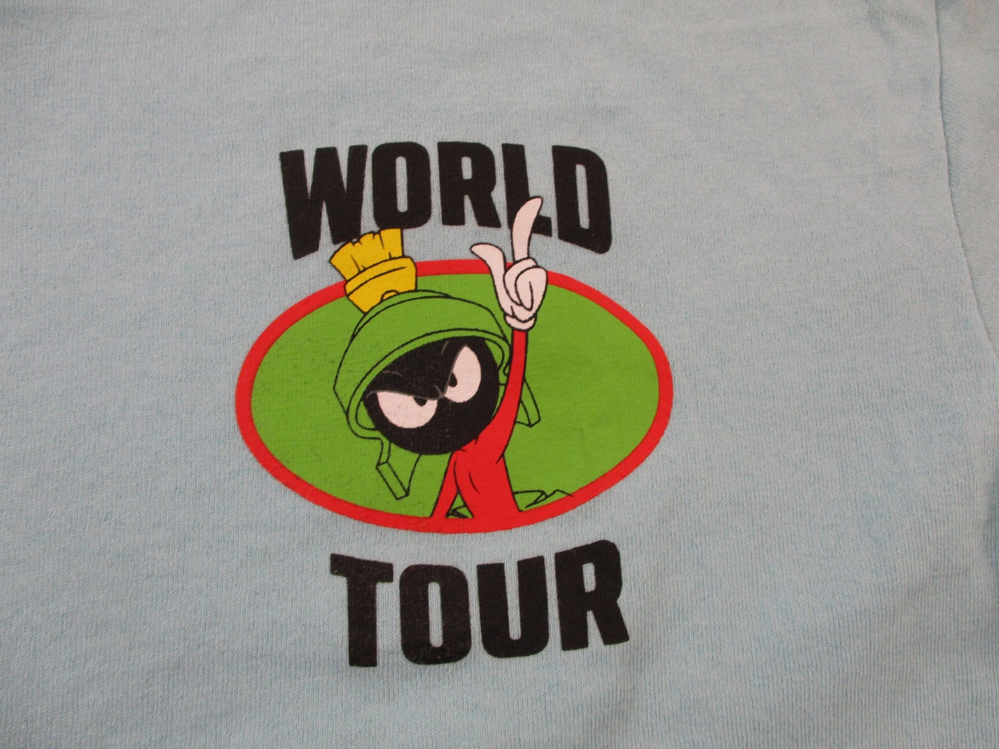 Looney Tunes Marvin The Martian Shirt Mens Small Blue Racing Club Graphic Tee8