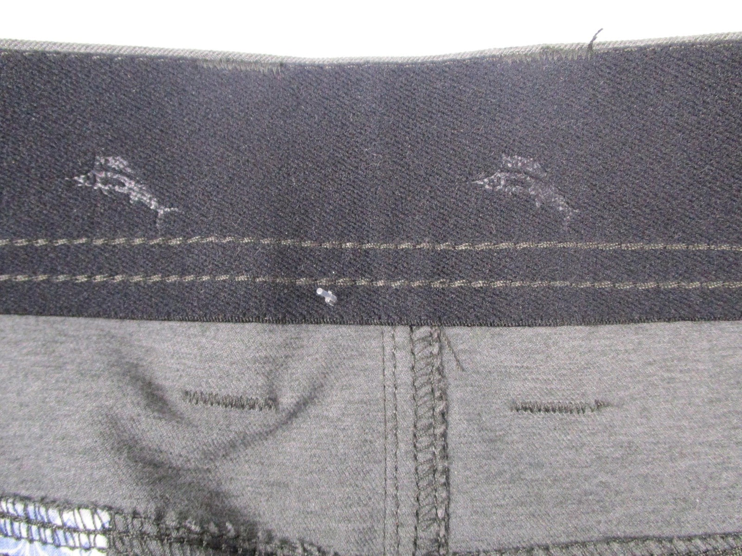 Tommy Bahama On Par 5 Pocket Pants Mens 32x32 Gray Golf Knit Stretch Khakis 12428