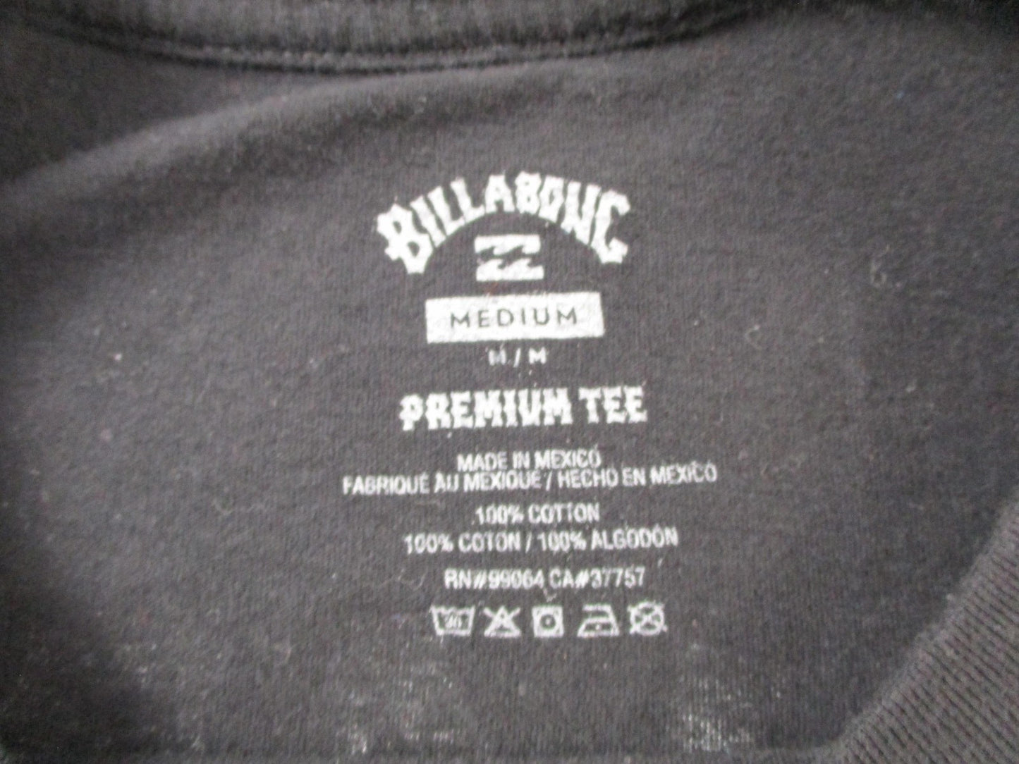 Billabong Hawaii Shirt Mens Medium Black Long Sleeve North Shore Surf Graphic2