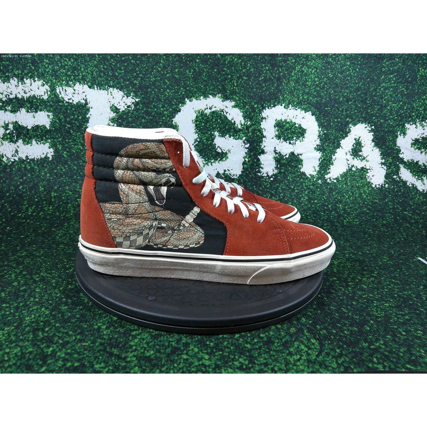 Vans Sk8Hi 'Desert Snake' Sz 9.5 VN0A7Q5NB6K