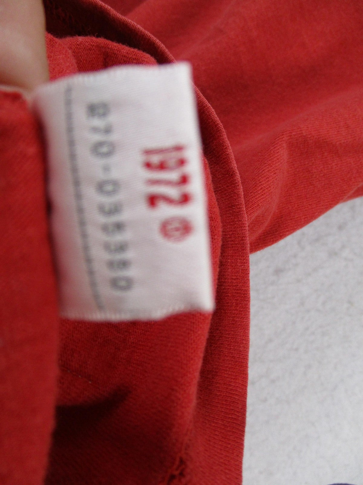 Ecko Unltd Shirt Mens Medium Red Company Chenille Logo Ringer Streetwear Tee10