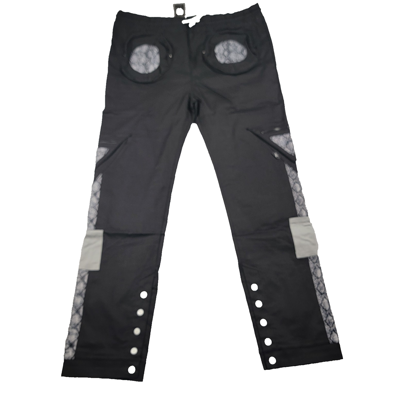The Hideout Clothing The Coup Cargo Joggers Black Limited Edition NWT