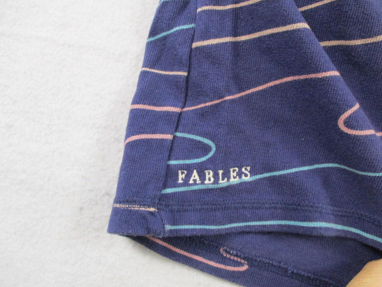 Original Fables Sweatsuit Set Mens XL Blue Golf Cart Flag Graphic Polo Shorts13