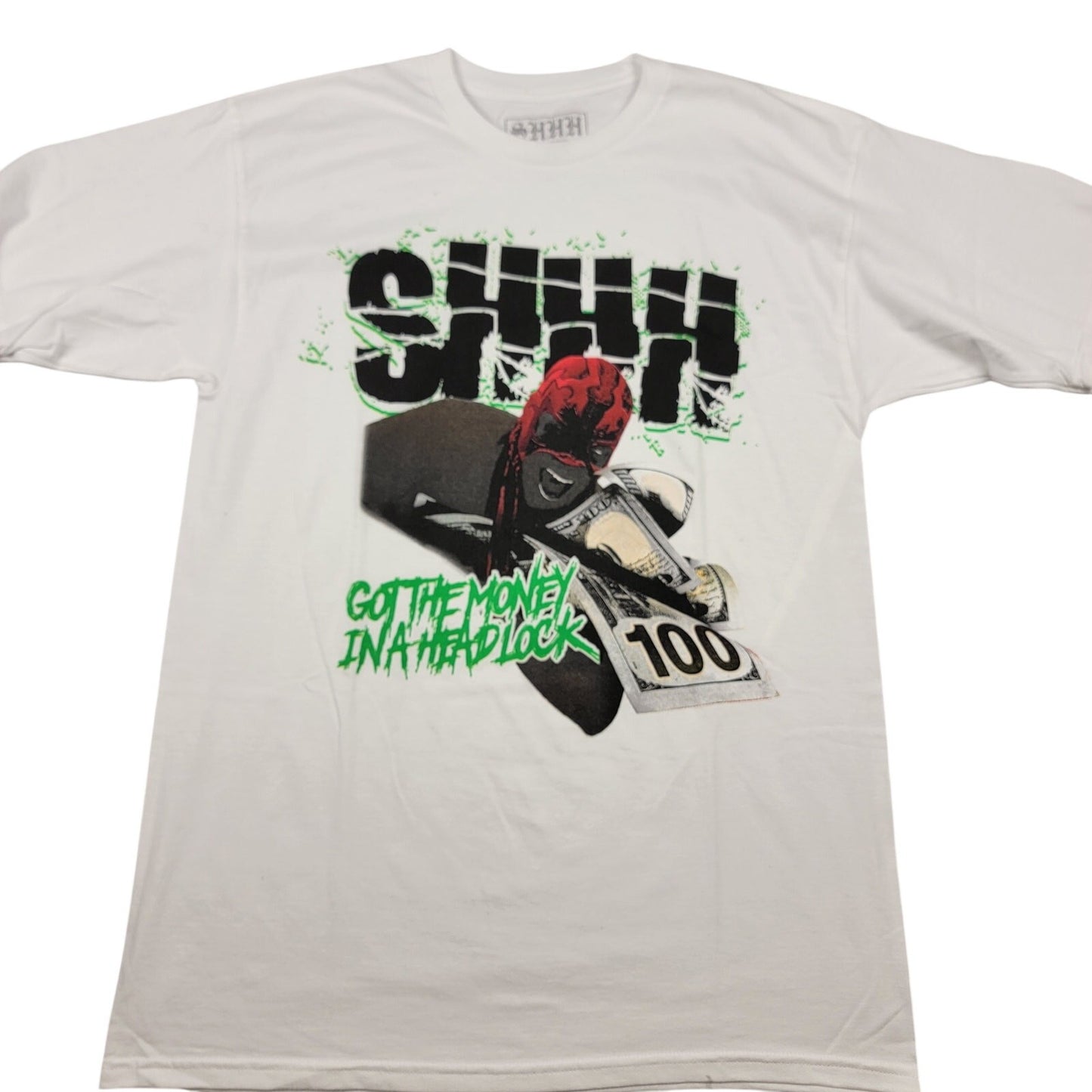SHHH Bobby Shmurda 3Shirt Bundle Sz L New With Tags Skull + Graphic Tees 7301