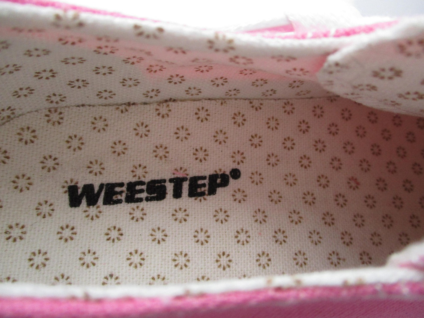Weestep 101Simple-F Shoes Girls Size 10 Pink Canvas Low Top Casual Sneakers7
