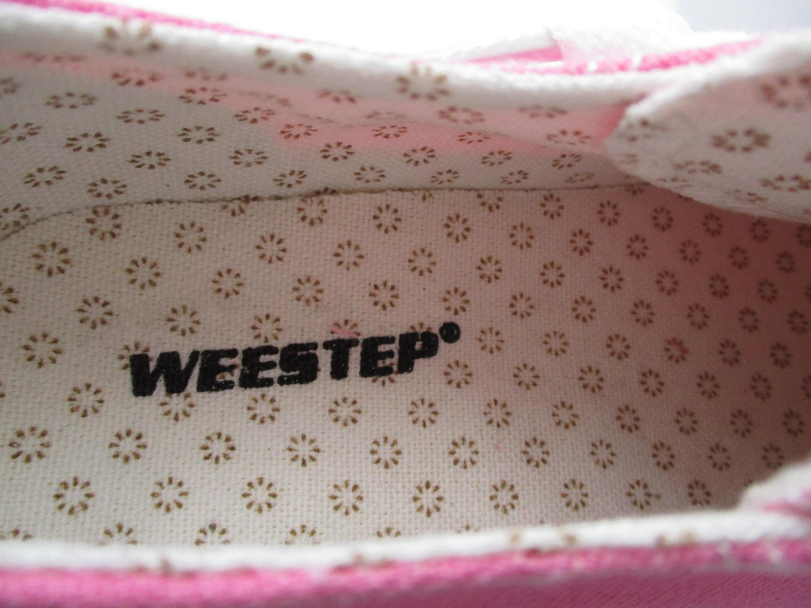Weestep 101Simple-F Shoes Girls Size 10 Pink Canvas Low Top Casual Sneakers7