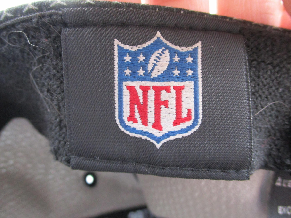Las Vegas Raiders Hat Cap Fitted Mens Large Black NFL Football New Era 39THIRTY14